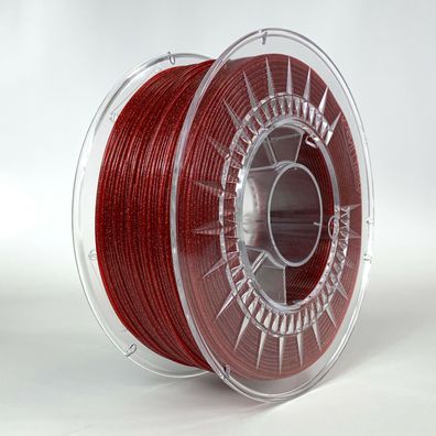 PETG Galaxy Red - rot galaktisch PET-G 1.75 Filament 1kg Devil Design 3D Druck
