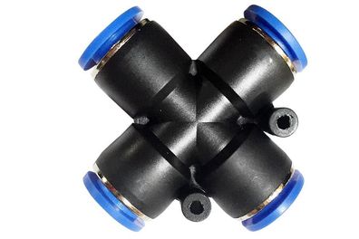 Pneumatik Druckluft Kreuzverteiler-Schnellverbinder (PZA) Ø 4 mm