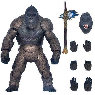 14cm Godzilla vs Kong Film Figure Gorilla Godzilla Garage Kit Sammeln Modell