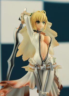 Fate/ stay night Weiß hochzeit Kleider Nero Action Figure Modell Garage Kit 20cm