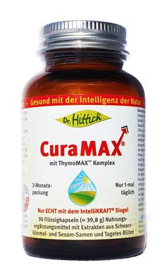 Dr. Hittich CuraMax 1/2/4x 90 Kapseln, Schwarzkümmelöl-Extr., Lutein, Zeaxanthin