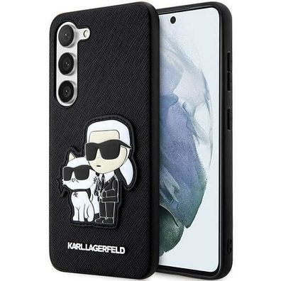 Hülle Case Samsung Galaxy S23 Plus Karl Lagerfeld Katze Choupette schwarz