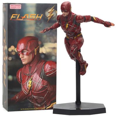 30cm Marvel Super hero Modell The Flash Action Figure Sammeln Modell Garage Kit