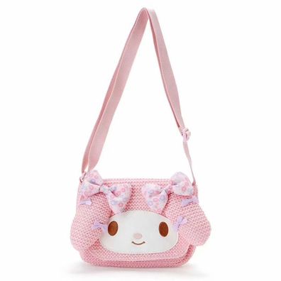 3D Melody Hello Kitty Kinder Gewebte Umhängetasche Strohsack Lässige Tasche