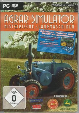 Agrar Simulator Historische Landmaschinen (PC 2012 DVD-Box) - Neu & Verschweisst
