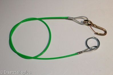 Abreißseil 1050mm Ring/ Abreißhaken PVC grün * MADE IN Germany*