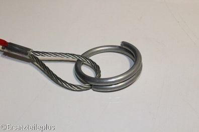 Abreißseil 1500mm Ring/ Abreißhaken PVC rot * MADE IN Germany*