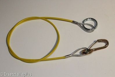 Abreißseil 1600mm Ring/ Abreißhaken PVC gelb * MADE IN Germany*