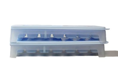 Tupperware Gefrier-Behälter Eiswürfler (2) himmelsblau-weiß G29 Eiswürfelwunder