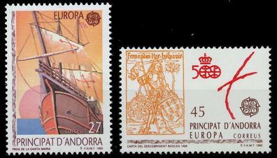 Andorra Spanische POST 1990-2000 Nr 226-227 postfrisch S206FE6