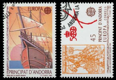 Andorra Spanische POST 1990-2000 Nr 226-227 gestempelt X5D8D96