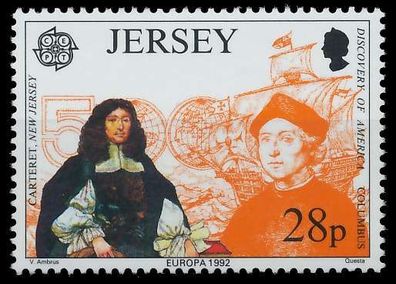 JERSEY 1992 Nr 575 postfrisch S2072F2