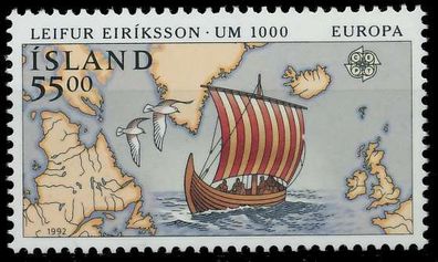 ISLAND 1992 Nr 762 postfrisch S20733E
