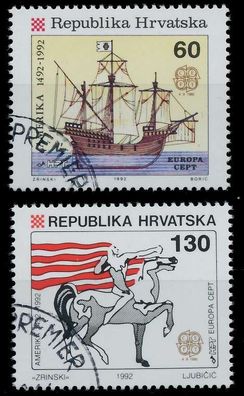 Kroatien 1992 Nr 211-212 gestempelt X5D918A