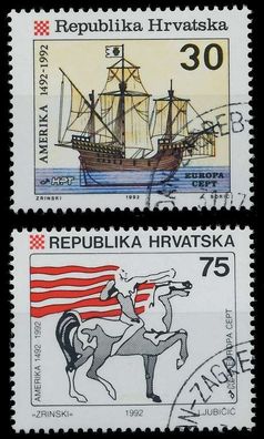 Kroatien 1992 Nr 209-210 gestempelt X5D9192