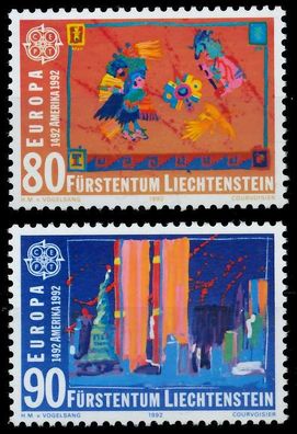 Liechtenstein 1992 Nr 1033-1034 postfrisch X5D91AA