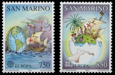 SAN MARINO 1992 Nr 1508-1509 postfrisch S2075DA