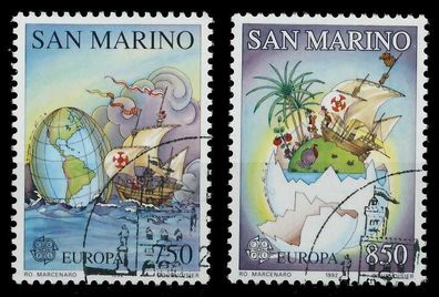 SAN MARINO 1992 Nr 1508-1509 gestempelt X5D938A