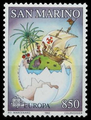 SAN MARINO 1992 Nr 1509 postfrisch S2075EE