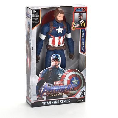 Super hero Captain America Kein Helm Action Figure Sammeln Garage Kit 30cm