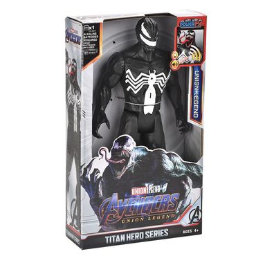 Schwarz Venom Action Figure Sammeln Modell Garage Kit Modell Puppe 30cm