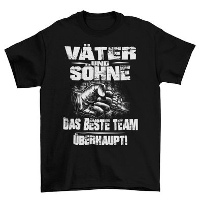Väter und Söhne Beste Team Vatertag Geschenk Print Shirt Tshirt T- Shirt C12
