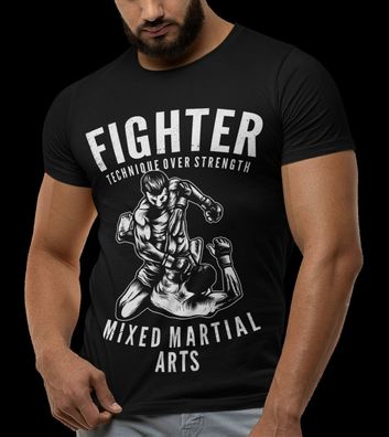 Shirt Mixed Martial Arts Shirt Kämpfer Bad Boy MMA Fitness Training Thai B17