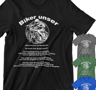 Motorrad Shirt T-Shirt Fun witzig Biker unser Rocker MC #BiUN