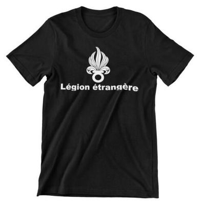 Legion Etrangere T-shirt Fremdenlegion legio patria nostra france D3