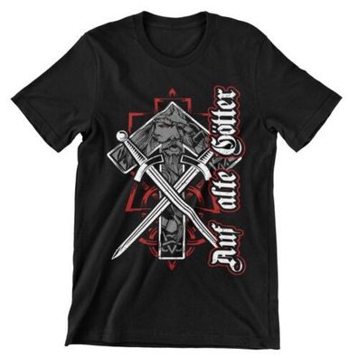 Auf alte Götter Wikinger Walhalla Odin Kriegsgott Thor Vikings Shirt T-Shirt A19
