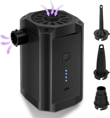 Urslif Luftpumpe Elektrische 5000mAh Pumpe Wiederaufladbare Inflator für Luftmat