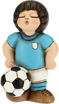 Thun Junge Fußballer weiß/ blau aus Keramik 4,5 x 4,5 x 7 cm h F2714B90B