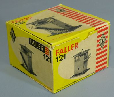 Faller H0 121 Blockstelle Stellwerk Werk-Fertigmodell Kauffertigmodell 50er/60er OKT