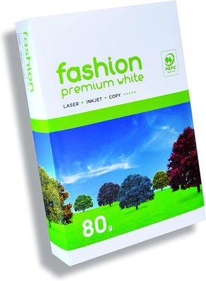 2500 Blatt Premium weißes Kopierpapier Fashion von Clairefontaine DIN-A4