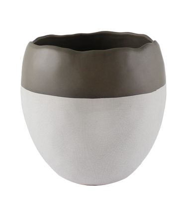 Kaheku Übertopf / Pflanzgefäß "Kübel Tale", Keramik, Grautöne (verschiedene Größen)