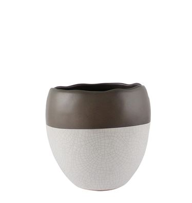 Kaheku Übertopf / Pflanzgefäß "Kübel Tale", Keramik, Grautöne (verschiedene Größen)