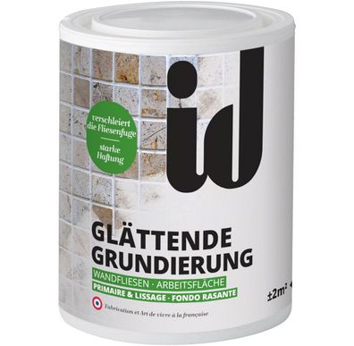 Glättende Grundierung für Wandfliesen 1 L weiß hochdeckend id Creative Colors