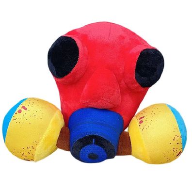 30cm Anime Gas Mask Plüsch Puppe Poppy Playtime Stofftier Kinder Spielzeug