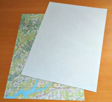 Landkarten Druckerpapier A4 90 Blatt