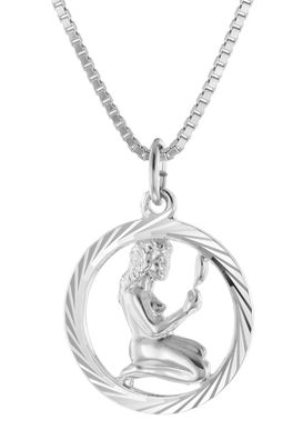 trendor Schmuck Jungfrau Sternzeichen Halskette Silber 925 15360-09