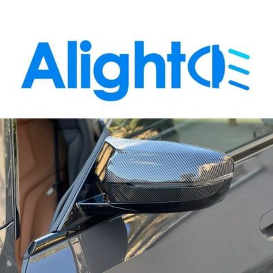 Spiegelkappen Carbon Optik Hochglanz für BMW 3er G20 G21 5er G30 G31 M Paket