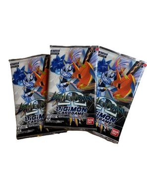 3 X Battle Of Omni Digimon TCG Card Game Booster BT5 neu OVP