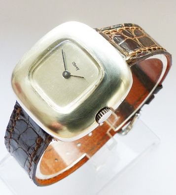 Schöne Obrey Paris Damen Luxus Armbanduhr Massiv 925 Silber Neu Ungetragen