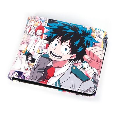 Anime My Hero Academia Brieftasche Kinder Wallet Bifold kleine Geldbörsen