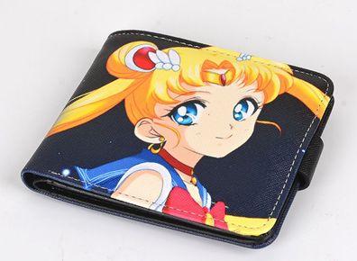 Sailor Moon Tsukino Usagi kurze Geldbörse Mädchen Bifold kleine Geldbörsen