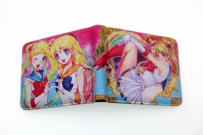 Anime Sailor Moon Thema01 kurze Geldbörse Mädchen Bifold kleine Geldbörsen