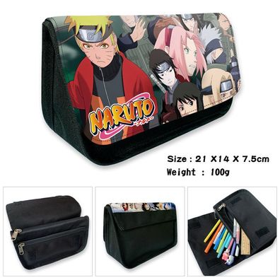 Anime Naruto Mäppchen Kakashi Naruto Sakura Stiftebox Geldbörsehe 21x14x7.5cm