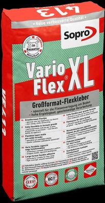 Sopro VarioFlex VF XL 413 Fliesenkleber Flexkleber 25 kg Fließbettkleber NEU