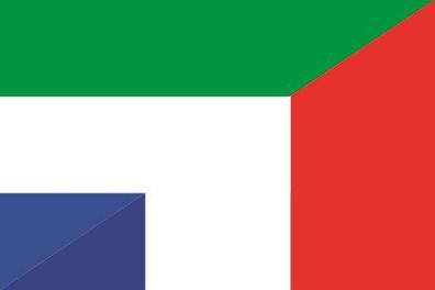 Aufkleber Fahne Flagge Sierra Leone-Frankreich verschiedene Größen