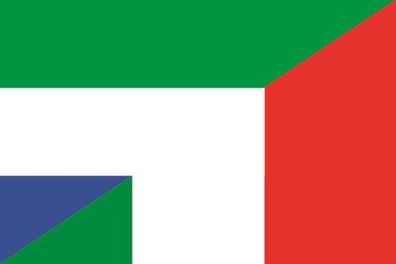 Aufkleber Fahne Flagge Sierra Leone-Italien verschiedene Größen